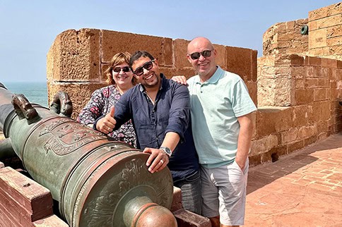 Guests visiting Essaouira