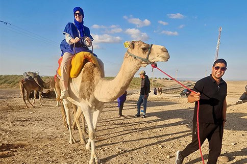 Camel trekking near Marrakech