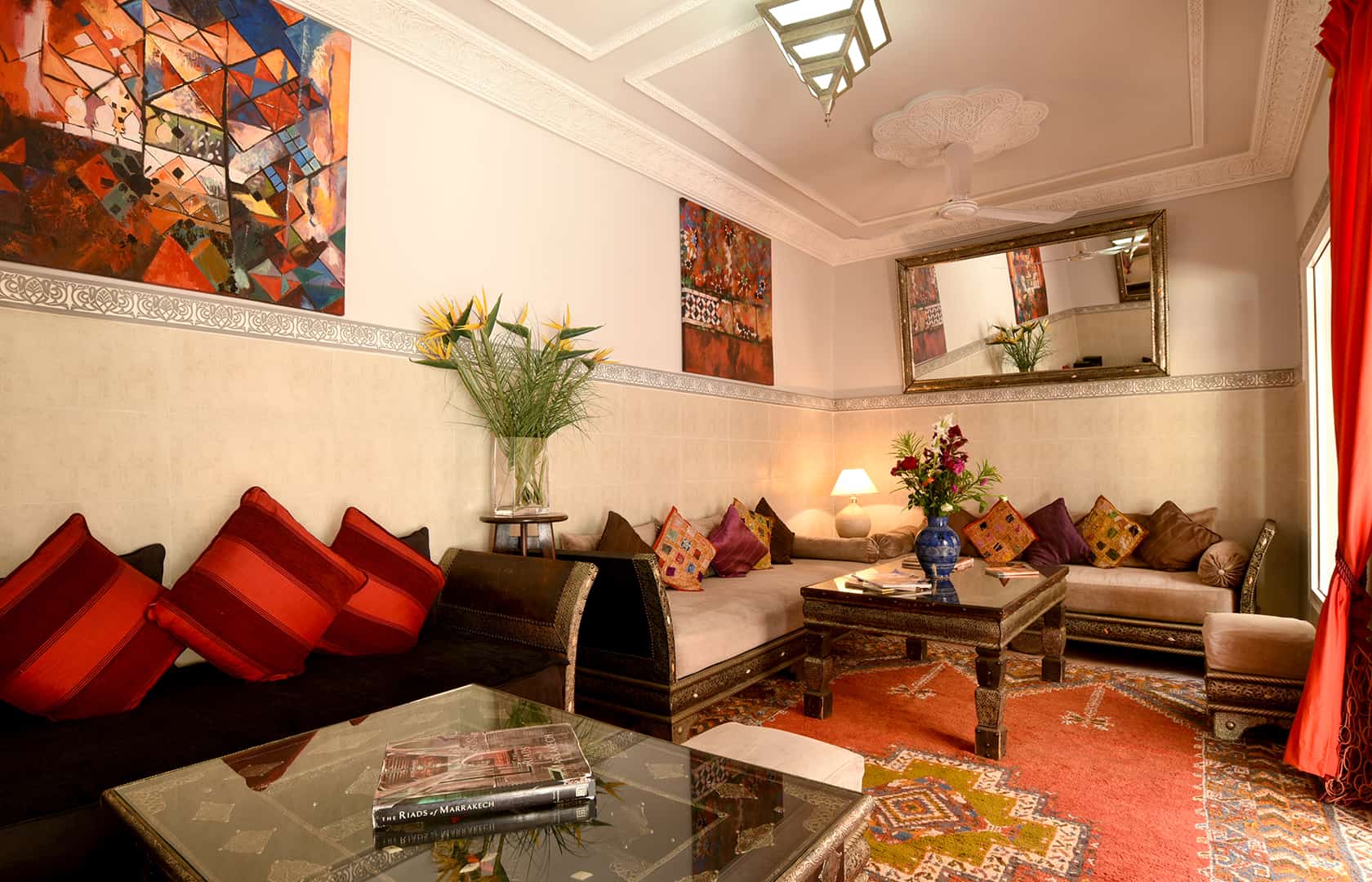 Comfortable salon, Riad Shaden Marrakech