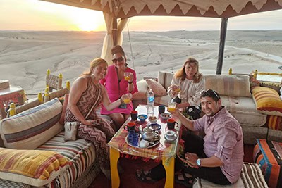 Sundowners in Agafay Desert